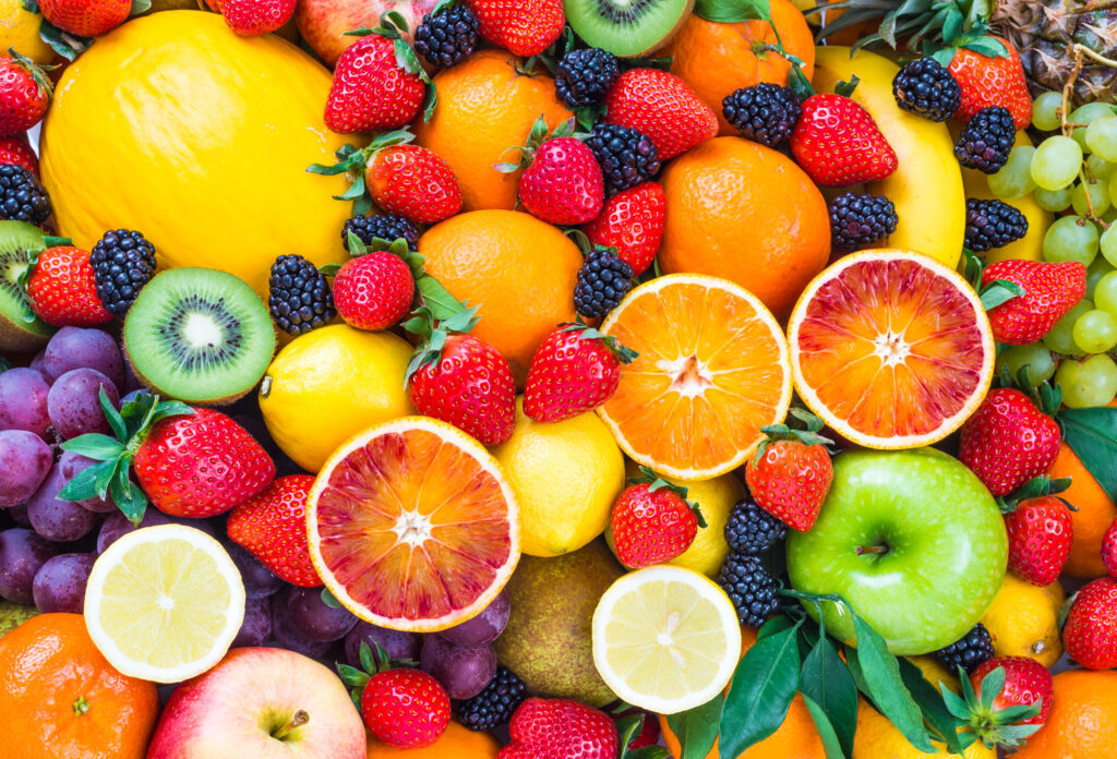 picture of many colors of different fruits