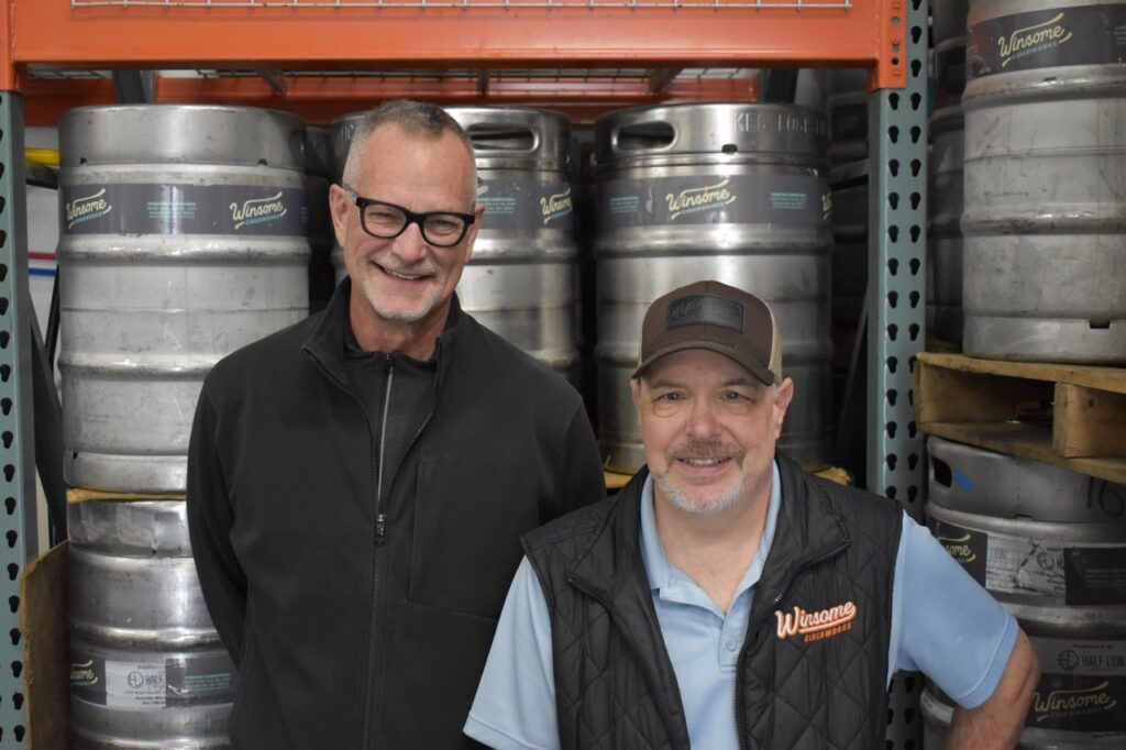 Alan MacDonald and Peter Click owners of Winsome Ciderworks